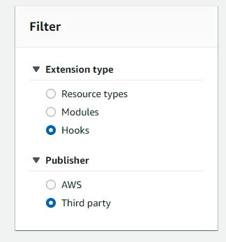 Registry selection